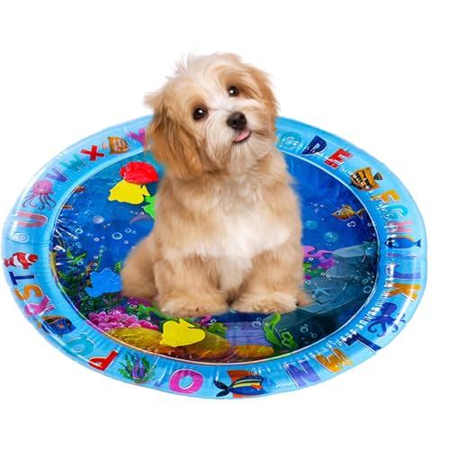 Nuytghr Cat Water Bed, Cool Pet Water Pad Beds, Sensory Cooling Waterbed for Cats & Dogs, 25.59x25.59x3.15 inches, Comfortable Exercise and Relaxation Pads Indoor, Outdoor, Travel, Balcony Nuytghr Cat Water Bed, Cool Pet Water Pad Beds, Sensory Cooling Waterbed for Cats & Dogs, 25.59x25.59x3.15 inches, Comfortable Exercise and Relaxation Pads Indoor, Outdoor, Travel, Balcony von Nuytghr
