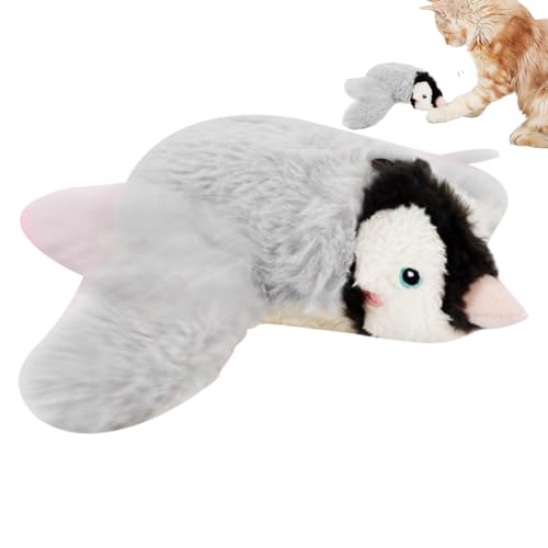 Nuytghr Chirping Bird Cat Toy, Plush Penguin USB Chirping Toys 30x23x8.5cm, Intelligent Sensing Flapping Teaser Small, Medium, and Large Cats, Interactive Fun for Living Room Play Nuytghr Chirping Bird Cat Toy, Plush Penguin USB Chirping Toys 30x23x8.5cm, Intelligent Sensing Flapping Teaser Small, Medium, and Large Cats, Interactive Fun for Living Room Play von Nuytghr