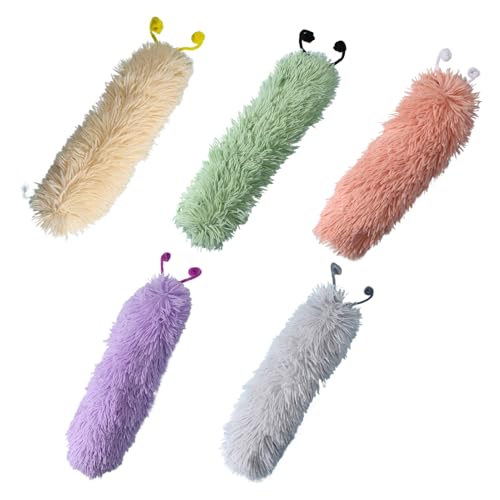 Nuytghr Interactive Cat Toy, Catnip Doll Set, Caterpillar-Shaped Chew Plaything, Bite-Resistant Play Accessory for Small, Medium, and Large Kittens to Encourage Exercise Active Playing Nuytghr Interactive Cat Toy, Catnip Doll Set, Caterpillar-Shaped Chew Plaything, Bite-Resistant Play Accessory for Small, Medium, and Large Kittens to Encourage Exercise Active Playing von Nuytghr