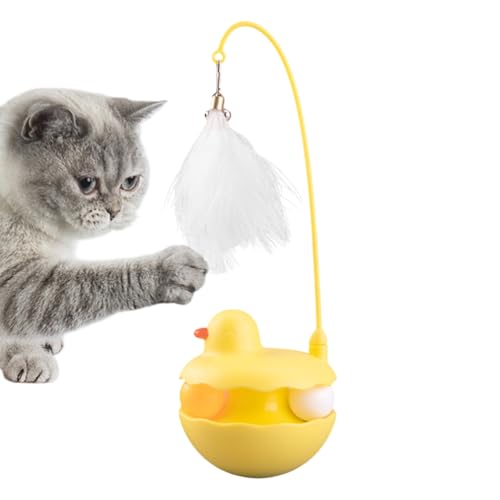 Nuytghr Katzenspielzeug, interaktiver Kätzchenstab, abnehmbarer Federaufsatz, 9 x 25 cm, leichtes -Design, lustiges Spielwerkzeug, ideal für drinnen, draußen, Geburtstag, Osteraktivitäten Nuytghr Katzenspielzeug, interaktiver Kätzchenstab, abnehmbarer Federaufsatz, 9 x 25 cm, leichtes -Design, lustiges Spielwerkzeug, ideal für drinnen, draußen, Geburtstag, Osteraktivitäten von Nuytghr