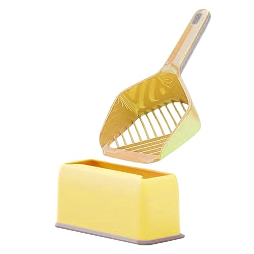 Nuytghr Kitten Scoop, Long Handle Pooper Lifter, Yellow, Shovel Tool, Non Slip Grip Design, Extra Deep Scoop Head, for Litter Box Cleaning Pet Waste Daily Household Lasting Use Nuytghr Kitten Scoop, Long Handle Pooper Lifter, Yellow, Shovel Tool, Non Slip Grip Design, Extra Deep Scoop Head, for Litter Box Cleaning Pet Waste Daily Household Lasting Use von Nuytghr