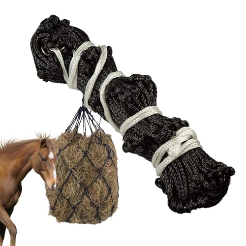Nuytghr Slow Feed Heunetz Heunetz Heu Feeder Bag Horse Slow Feeder Haylage Net, Haylage Heunetz Kleine Maschenlöcher Starkes Heunetz Ringed Heunetze Pferdebedarf für Ziegen und Nuytghr Slow Feed Heunetz Heunetz Heu Feeder Bag Horse Slow Feeder Haylage Net, Haylage Heunetz Kleine Maschenlöcher Starkes Heunetz Ringed Heunetze Pferdebedarf für Ziegen und von Nuytghr