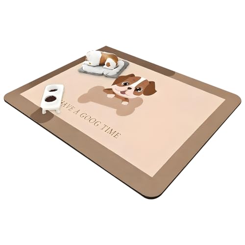 Pet Mat, Dog Pad, Waterproof Protector, Anti Slip, 19.69x31.5 Inches, Absorbent with Soft Texture, Floor Training Solution for Puppy Potty Feeding Bowls Crate Travel Indoors Pet Mat, Dog Pad, Waterproof Protector, Anti Slip, 19.69x31.5 Inches, Absorbent with Soft Texture, Floor Training Solution for Puppy Potty Feeding Bowls Crate Travel Indoors von Nuytghr