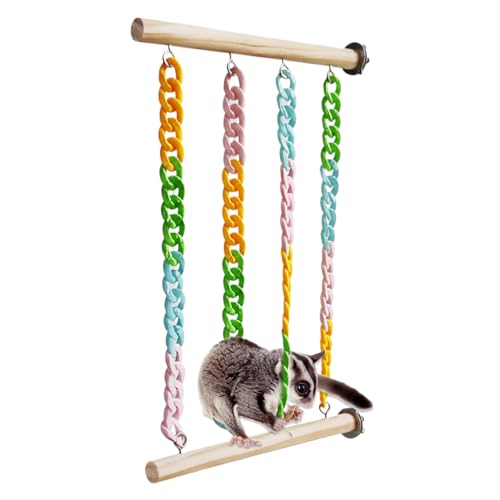 Sugar Glider Käfig-Zubehör, kaufeste Kletterstange, 30 x 20 x 1,5 cm, Kleintier-Spielplatz-Spielzeug, Langeweile, Kaustab, Käfigdekoration für Übungsspaß, Hamster Sugar Glider Käfig-Zubehör, kaufeste Kletterstange, 30 x 20 x 1,5 cm, Kleintier-Spielplatz-Spielzeug, Langeweile, Kaustab, Käfigdekoration für Übungsspaß, Hamster von Nuytghr
