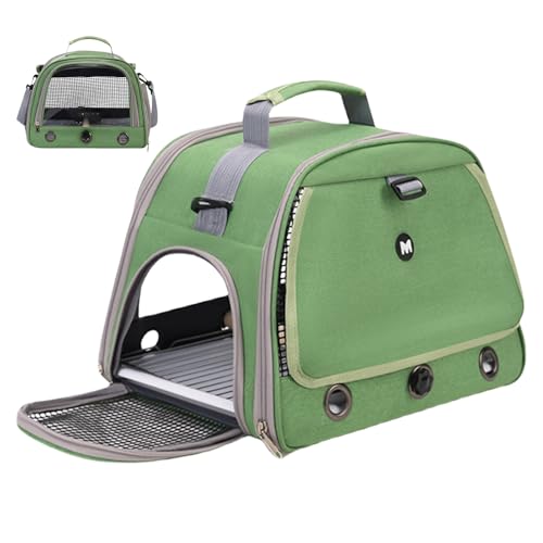 Tragbare Papageien-Reisetasche, Vogelkäfig mit Reißverschluss, atmungsaktiv, leicht, Haustier-Rucksack mit Sitzstange und transparentem Fenster, für Krankenhaus, Spazierengehen, Training, Ausflüge Tragbare Papageien-Reisetasche, Vogelkäfig mit Reißverschluss, atmungsaktiv, leicht, Haustier-Rucksack mit Sitzstange und transparentem Fenster, für Krankenhaus, Spazierengehen, Training, Ausflüge von Nuytghr