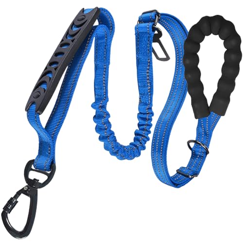 Trainingsseil für Hunde, ohne Zugleine, 5 x 1 x 130 cm, stoßdämpfender, weicher Griff, verstellbarer Traktor, Haustierzubehör für große Rassen, bequemes Spazierengehen Trainingsseil für Hunde, ohne Zugleine, 5 x 1 x 130 cm, stoßdämpfender, weicher Griff, verstellbarer Traktor, Haustierzubehör für große Rassen, bequemes Spazierengehen von Nuytghr