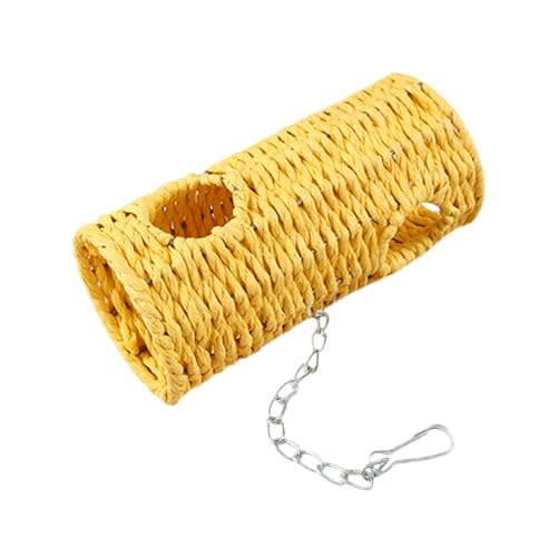 Vogelhäuser, hängbares Hängemattennest, natürlich gewebter Tunnel, Käfigzubehör, 20 x 9 cm, komfortables Lebensraum-Design, ideal für Sittiche, Lovebird, Finken, Conure, Hamster Vogelhäuser, hängbares Hängemattennest, natürlich gewebter Tunnel, Käfigzubehör, 20 x 9 cm, komfortables Lebensraum-Design, ideal für Sittiche, Lovebird, Finken, Conure, Hamster von Nuytghr