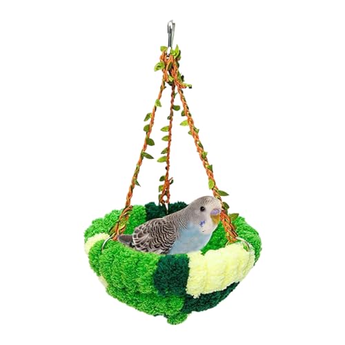 Warmes Vogel Nest Für Käfig,Plüsch Warmes Vogelnest - Zubehör Für Schlafen Nisten Spielen Verstecken Winter Voliere Heimdekoration Warmes Vogel Nest Für Käfig,Plüsch Warmes Vogelnest - Zubehör Für Schlafen Nisten Spielen Verstecken Winter Voliere Heimdekoration von Nuytghr