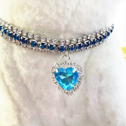 Nvzi -b Haustier-Dekoration, Halsband, Halskette, Katzen- und Hundezubehör, Dekoration, verstellbarer Bereich für Welpen, Hundehalsband, Katze, Haustierpflege-Zubehör, L, Blau, A97 Nvzi -b Haustier-Dekoration, Halsband, Halskette, Katzen- und Hundezubehör, Dekoration, verstellbarer Bereich für Welpen, Hundehalsband, Katze, Haustierpflege-Zubehör, L, Blau, A97 von Nvzi