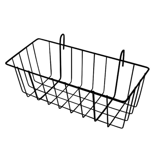 Nvzi -c 2-teiliges Schwermetall-Heu-Futterspender für Kaninchen, Heu, zum Aufhängen, mit Hakenkäfig, Totoro, Kaninchen, Meerschweinchen, Schweinchen, Frettchen, Zubehör (23,1 x 9,9 x 7,6 cm), Schwarz von Nvzi