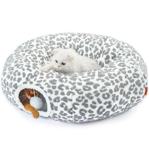 Nxwjoy Katzentunnel für Indoor-Katzen, Donut-Tunnel, Bett, 90 cm, XL, niedliche Röhren, rund, Haustier-Spieltunnel, Spielzeug für Kätzchen, Welpen, Kaninchen, mit waschbarem Kreiskissen Nxwjoy Katzentunnel für Indoor-Katzen, Donut-Tunnel, Bett, 90 cm, XL, niedliche Röhren, rund, Haustier-Spieltunnel, Spielzeug für Kätzchen, Welpen, Kaninchen, mit waschbarem Kreiskissen von Nxwjoy