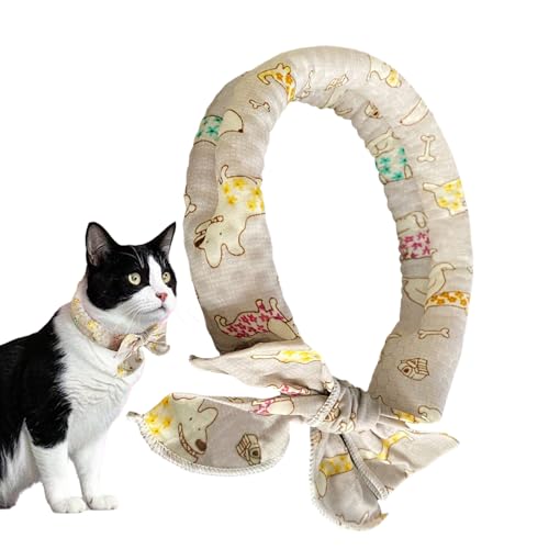 Nybhyjka Erfrischendes Halsband für Hunde – Halstuch für Haustiere, atmungsaktives Halsband mit verspielten Motiven für Camping, Wandern, Sport und Reisen Nybhyjka Erfrischendes Halsband für Hunde – Halstuch für Haustiere, atmungsaktives Halsband mit verspielten Motiven für Camping, Wandern, Sport und Reisen von Nybhyjka