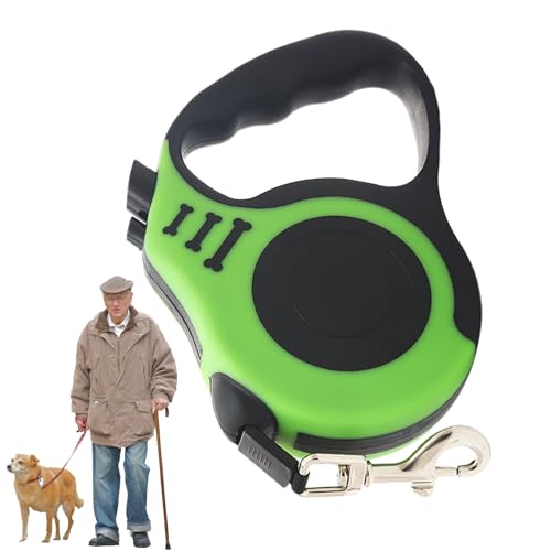 Nybhyjka Haustier-Teleskop-Traktionsseil – robustes Haustier-Traktionsseil – bequemer Griff für Hunde, Camping, Wandern, Sport von Nybhyjka