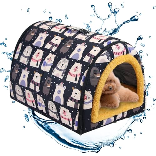 Nybhyjka Hundehütte Hundehütte Bett – Winter Warm Katzennest – Wasserdichter Abnehmbarer und waschbarer Bezug Welpenhöhle Matte für große Hunde Nybhyjka Hundehütte Hundehütte Bett – Winter Warm Katzennest – Wasserdichter Abnehmbarer und waschbarer Bezug Welpenhöhle Matte für große Hunde von Nybhyjka