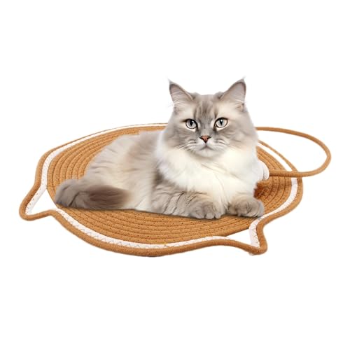 Nybhyjka Katzenkratzpad, Katzenkratzmatte | Runde, horizontale Kratzunterlagen für Katzen mit Hängeohren | Möbelschutz, Katzenbett für Hauskatzen, Kätzchen, Katzenspielzeug Nybhyjka Katzenkratzpad, Katzenkratzmatte | Runde, horizontale Kratzunterlagen für Katzen mit Hängeohren | Möbelschutz, Katzenbett für Hauskatzen, Kätzchen, Katzenspielzeug von Nybhyjka