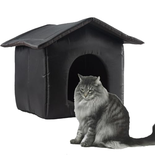 Nybhyjka Outdoor Katzenhaus,Katze Outdoor Katzenhaus Winter Warm,Wasserdichtes Katzenhaus Outdoor Gemütliche Hundehäuser Kleine Hunde, Einfache Montage Wasserdichtes Haustierhaus, Oxford Außen Nybhyjka Outdoor Katzenhaus,Katze Outdoor Katzenhaus Winter Warm,Wasserdichtes Katzenhaus Outdoor Gemütliche Hundehäuser Kleine Hunde, Einfache Montage Wasserdichtes Haustierhaus, Oxford Außen von Nybhyjka