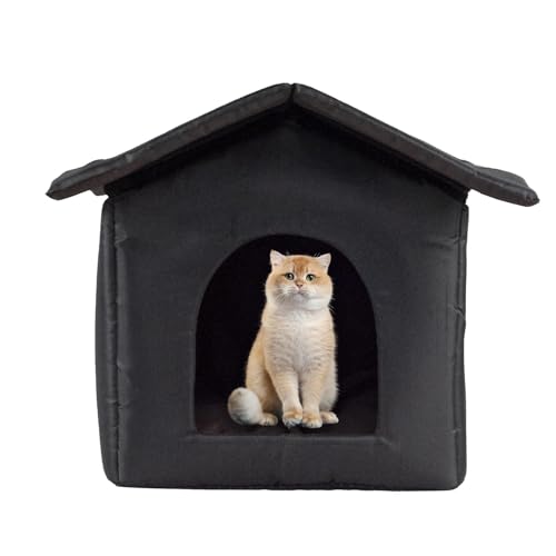 Nybhyjka Outdoor Katzenhaus,Katze Outdoor Katzenhaus Winter Warm,Wasserdichtes Katzenhaus Outdoor Gemütliche Hundehäuser Kleine Hunde, Einfache Montage Wasserdichtes Haustierhaus, Oxford Außen Nybhyjka Outdoor Katzenhaus,Katze Outdoor Katzenhaus Winter Warm,Wasserdichtes Katzenhaus Outdoor Gemütliche Hundehäuser Kleine Hunde, Einfache Montage Wasserdichtes Haustierhaus, Oxford Außen von Nybhyjka