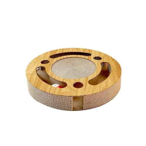 Nybhyjka Rundes Kratzbrett für Katzen – Runder Katzenkratzer, Spielzeug, Drehteller, Wellpapier, Kratzmatte, Katzentrainer Nybhyjka Rundes Kratzbrett für Katzen – Runder Katzenkratzer, Spielzeug, Drehteller, Wellpapier, Kratzmatte, Katzentrainer von Nybhyjka