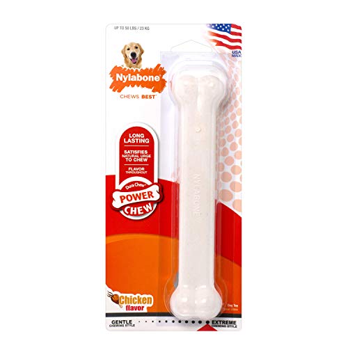 Interpet 977813 Nylabone - Dura Chew Kauknochen, Hähnchengeschmack, riesig von Nylabone