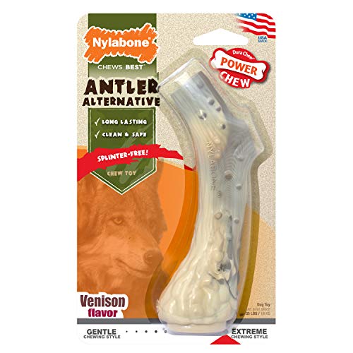 Interpet NAN103PEU Nylabone Kauspielzeug für extreme Kauer, Geweih - Wildgeschmack, M Interpet NAN103PEU Nylabone Kauspielzeug für extreme Kauer, Geweih - Wildgeschmack, M von Nylabone