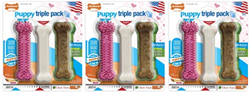 Nylabone Stages Puppy Chew Triple Pack For Small Dogs 25-Pounds - 3 Pack von Nylabone