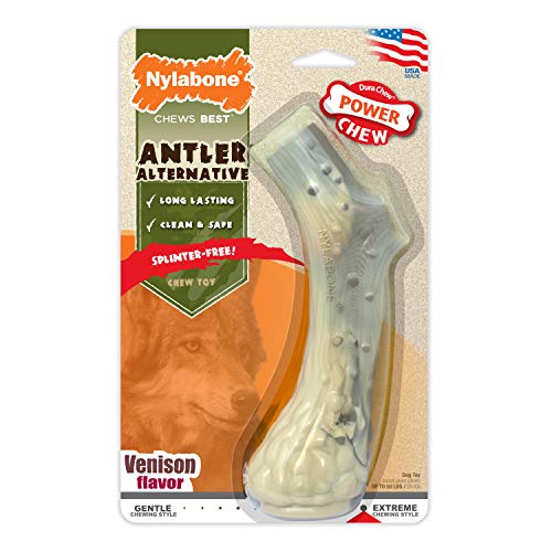 Nylabone 983366EU Tier alternative - Geweih Hirsch Geschmack, groß von Nylabone