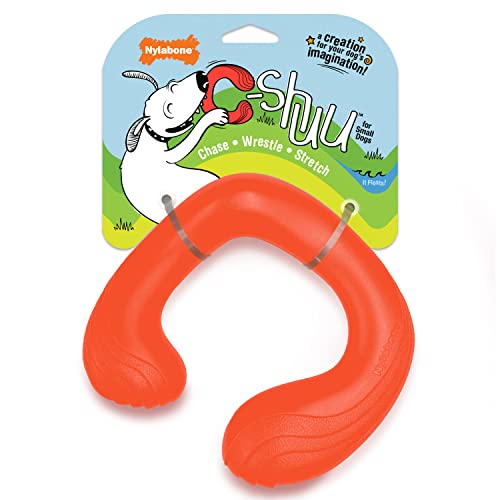 Nylabone C-Shuu Interaktives Hundespielzeug für kleine Hunde - leichtes Quetschspielzeug für kreatives Spielen & Hundetraining von Nylabone