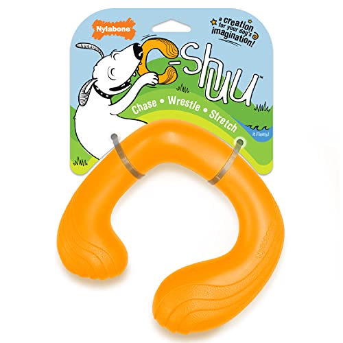 Nylabone C-Shuu Interaktives Hundespielzeug – leichtes Quetschspielzeug für kreatives Spielen & Hundetraining von Nylabone