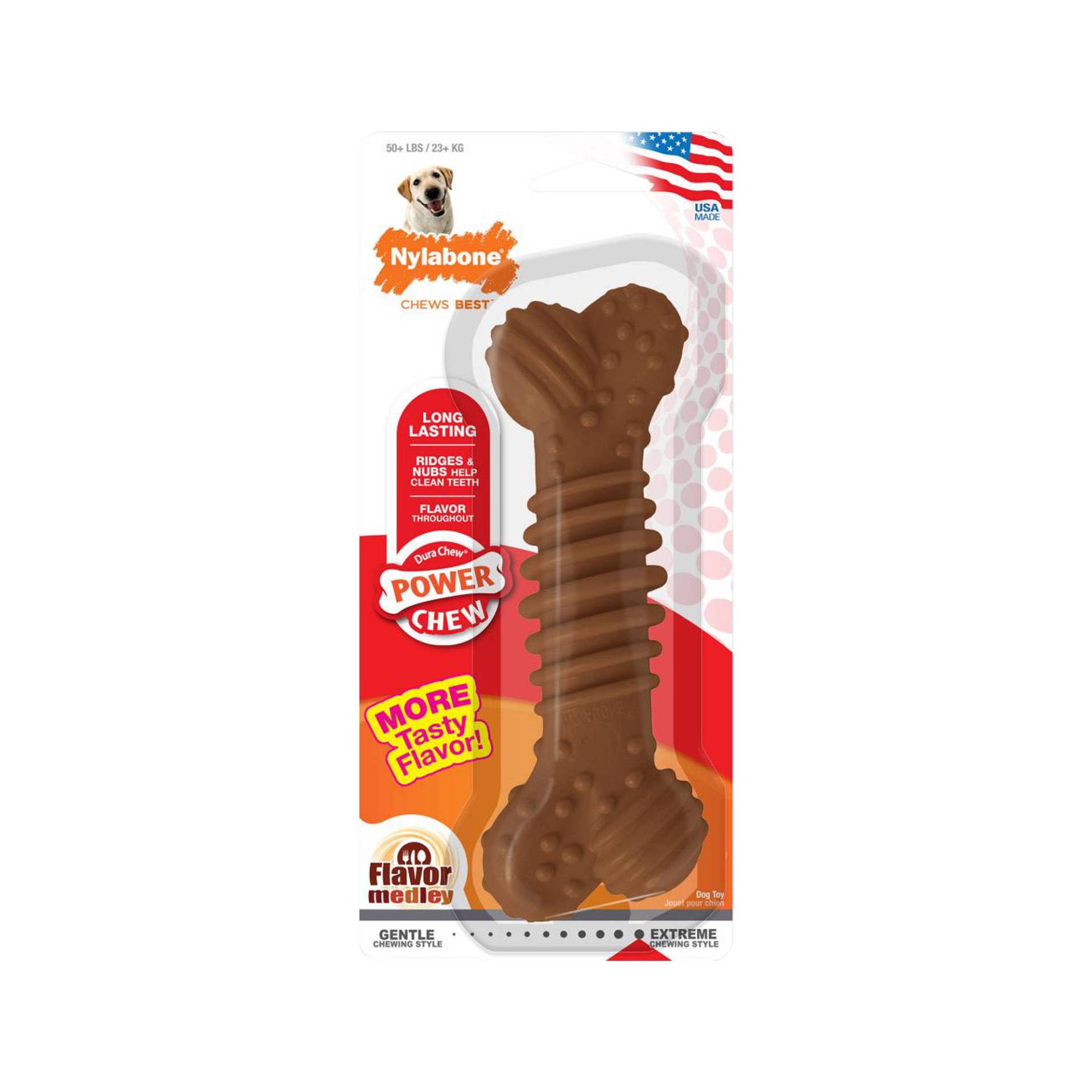 Nylabone Dura Chew Plus Chicken Hundeknochen - M Nylabone Dura Chew Plus Chicken Hundeknochen - M von Nylabone