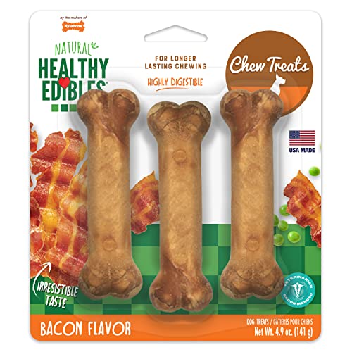 Nylabone Gesunde Essbar Hund kauen behandeln Knochen für kleine Hunde bis zu 25 Pfund Nylabone Gesunde Essbar Hund kauen behandeln Knochen für kleine Hunde bis zu 25 Pfund von Nylabone