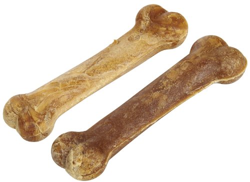 Nylabone Gesunde Knochen Essbar Wolf Braten Huhn –-2 Knochen von Nylabone