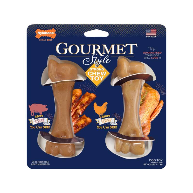 Nylabone Gourmet Strong Chew Chicken & Bacon Nylabone Gourmet Strong Chew Chicken & Bacon von Nylabone