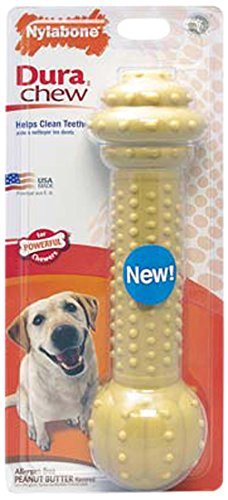 Nylabone Power Chew Extreme Kauspielzeug Dura Kauspielzeug für Hunde, Erdnussbutter, Größe L / XL von Nylabone