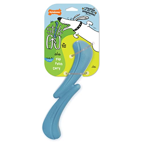 Nylabone Stik-GO Interaktives Hundespielzeug für kleine Hunde, leicht, flexibel, schwimmfähig, zum Apportieren von Hunden und zum kreativen Spielen, 1 Stück Nylabone Stik-GO Interaktives Hundespielzeug für kleine Hunde, leicht, flexibel, schwimmfähig, zum Apportieren von Hunden und zum kreativen Spielen, 1 Stück von Nylabone