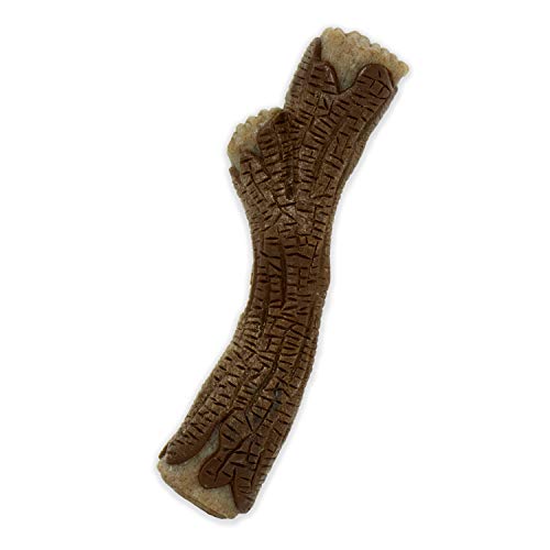 Nylabone Strong Chew Echtholz-Kauspielzeug für Hunde, Ahorn-Speck-Geschmack, X-Large/Souper (1 Stück) von Nylabone