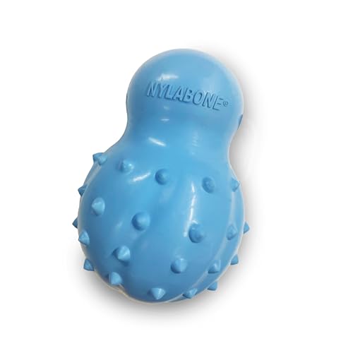 Nylabone Treatin' Cone Starkes füllbares Kauspielzeug für Hunde, Naturkautschuk, befüllbares Leckerli-Spielzeug, Leckerli-Dosierung, Hundespielzeug, Speckgeschmack, Größe XL, 1 Stück von Nylabone