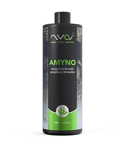 Nyos AMYNO – Organische Komplettversorgung für Korallen – Aminosäuren für Meerwasseraquarien (500ml) von Nyos