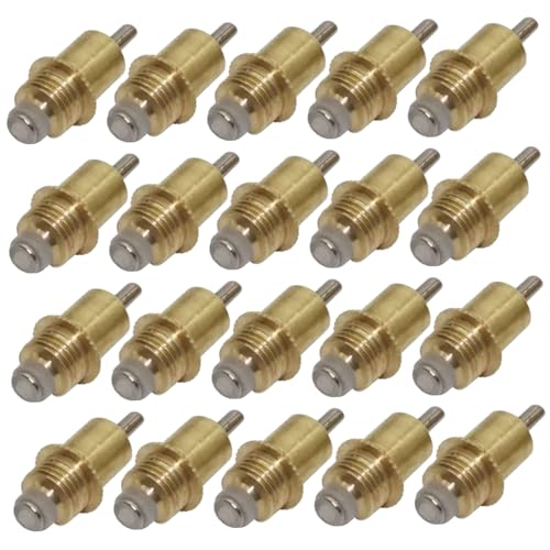 20pcs Kaninchenwassernippel, 360 Grad Metall Automatisch Hühnerwasserer -Brustwarzen Trinkwasserwerkzeug für kleine Nutztiere Käfigzubehör von Nyutcwe
