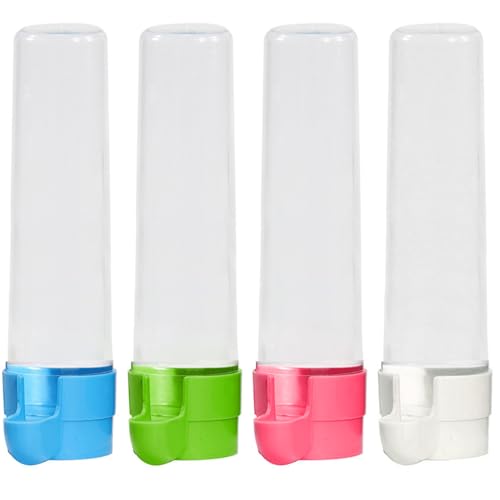 4pcs Vogelwasserspender, automatische Vogelhilfe mit großer Kapazität, multifunktionaler Plastikkäfig -Zierfutter -Accessoire -Trinkerflasche für Hamster Papagei von Nyutcwe