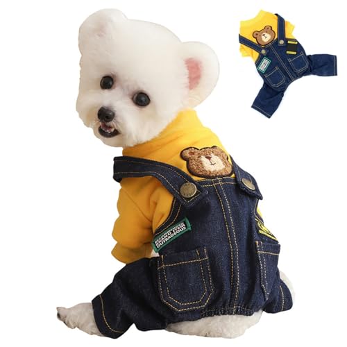 Hund Overalls weiche leichte gemütliche Polyester entzückende Hundebelte mit 2 Taschen für kleine mittelgroße Hunde Katzen von Nyutcwe