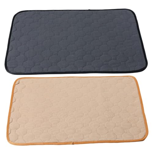 Nyutcwe 2pcs Pee Pads für Hunde, 26 x 20 Zoll Wasser-Absorben-Welpenpolster, waschbares wiederverwendbares Töpfchen-Training, Nicht-Slip-Pet-Pad für Wurf, Töpfchen, Hausbrecher, Spielstall, Kiste Nyutcwe 2pcs Pee Pads für Hunde, 26 x 20 Zoll Wasser-Absorben-Welpenpolster, waschbares wiederverwendbares Töpfchen-Training, Nicht-Slip-Pet-Pad für Wurf, Töpfchen, Hausbrecher, Spielstall, Kiste von Nyutcwe