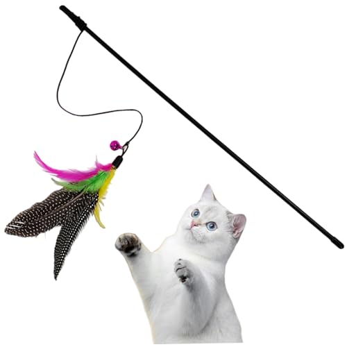 Nyutcwe Katzenspielzeug für Innenkatzen, einziehbarer Vogelkatze Spielzeugzauber Nyutcwe Katzenspielzeug für Innenkatzen, einziehbarer Vogelkatze Spielzeugzauber von Nyutcwe