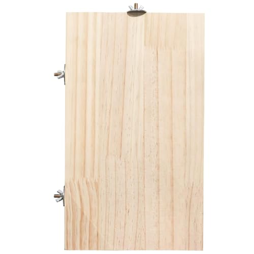 Vogelstange für Käfig, 14 x 8 Zoll Naturholz Vogel Barch Ständer, leicht zu installierende Papageistange, Stand für Papageien Grus von Nyutcwe