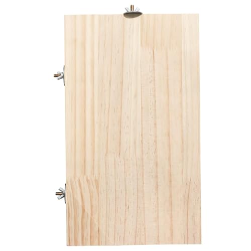 Vogelstange für Käfig, 14 x 8 Zoll Naturholz Vogel Barch Ständer, leicht zu installierende Papageistange, Stand für Papageien Grus von Nyutcwe