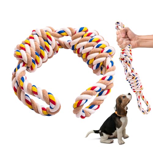 NyxSeat 1 Stück Hundespielzeugseil, 40 cm Hundespielzeugseil, Langlebiges Hundespielzeug, Hundekauspielzeugseil, Hundezahnreinigungsseil, Geeignet Für Kleine Hunde Und Mittelgroße Hunde von NyxSeat