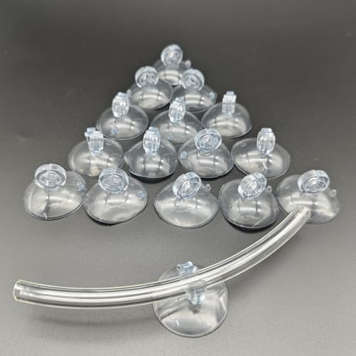 OAIDVEUY 16 Stück Aquarium-Luftschlauch-Saugnapf-Clips für 1,9 cm Standard-Luftschläuche OAIDVEUY 16 Stück Aquarium-Luftschlauch-Saugnapf-Clips für 1,9 cm Standard-Luftschläuche von OAIDVEUY