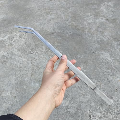 OAIDVEUY Edelstahl-Pinzette, lang, gebogen, für Aquarium und Terrarium, 38,1 cm OAIDVEUY Edelstahl-Pinzette, lang, gebogen, für Aquarium und Terrarium, 38,1 cm von OAIDVEUY