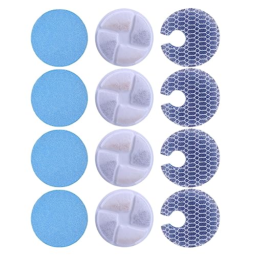 4Set Water Fountain Filter DREI Filtrationssystem Pet Fountain Filter Ersatz Für Automatische Katzenbrunnen von OAJABBGE