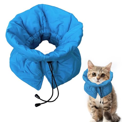 OAOSDH 1 Stück Katzenlätzchen, Warmes Lätzchen Für Haustiere, Anti-Leck-Lätzchen Für Haustiere, Verstellbares Haustierhalsband, Heimtierbedarf von OAOSDH