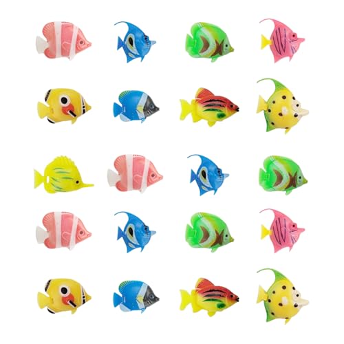 OAOSDH 20 Plastikstücke Kleine Fische, Simulierte Fischmodelle, Fischtankländer, Fischtankdekorationen Und Kinderspielzeug. OAOSDH 20 Plastikstücke Kleine Fische, Simulierte Fischmodelle, Fischtankländer, Fischtankdekorationen Und Kinderspielzeug. von OAOSDH
